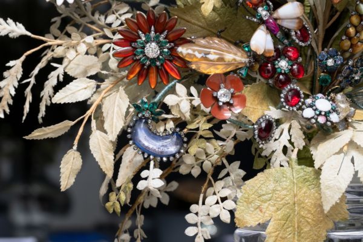 : Edelsteinstrauß Detail