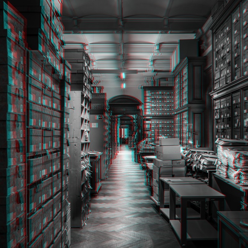 Arbeitsräume mit Herbarium im NHM Wien