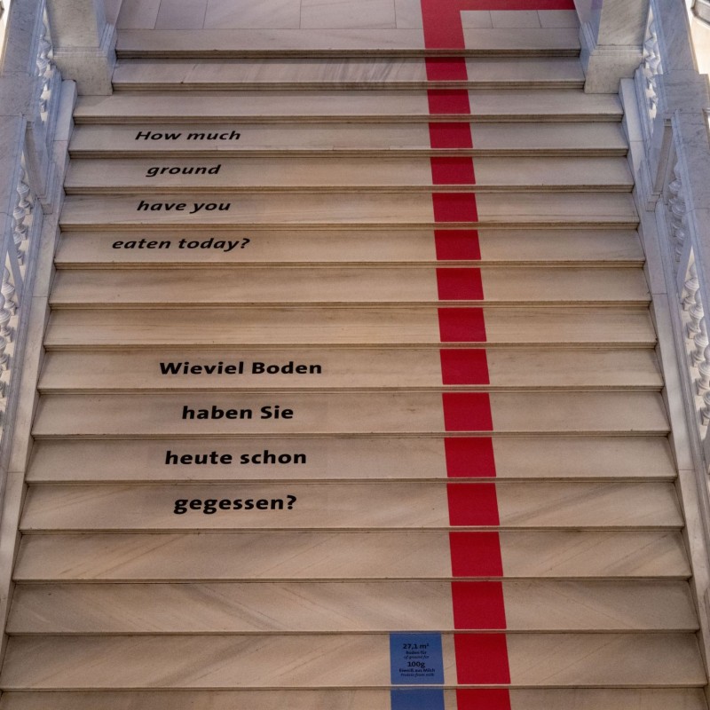 Grand staircase of the Natural
                                 History Museum Vienna