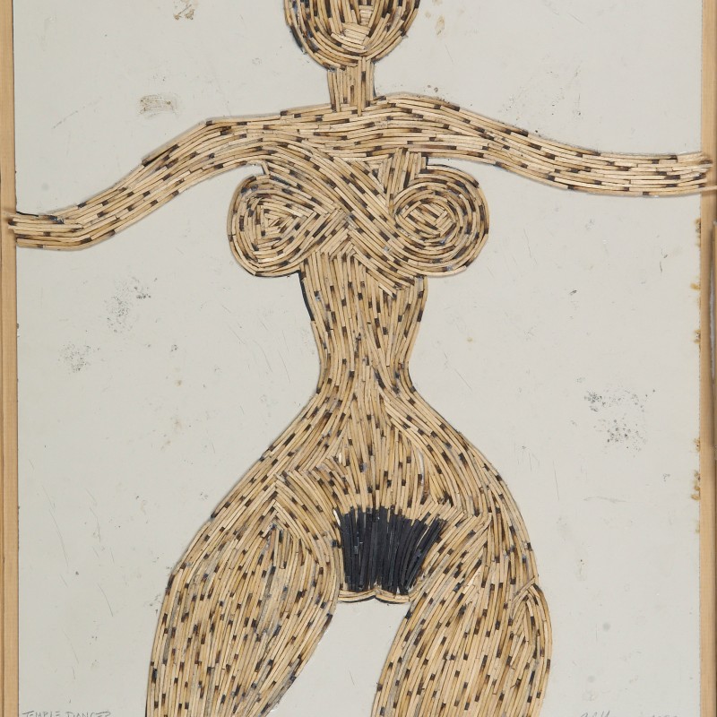 Abstract female figure made of intertwined matches on a light background (AI-generated alt-text, generated with
                                 GPT-4.1-mini)