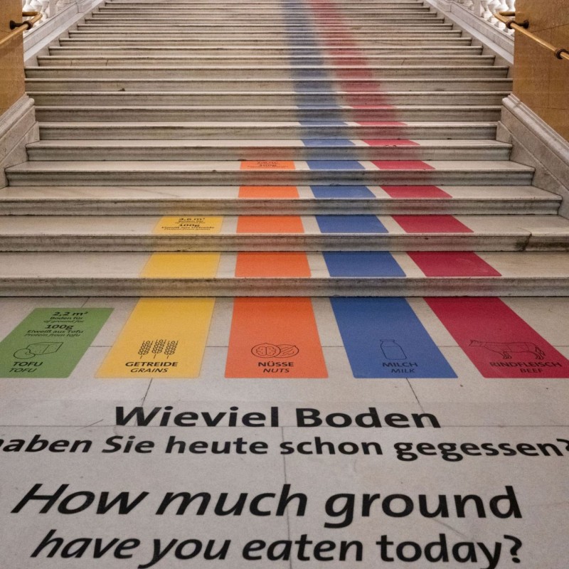 Grand staircase of the Natural
                                 History Museum Vienna