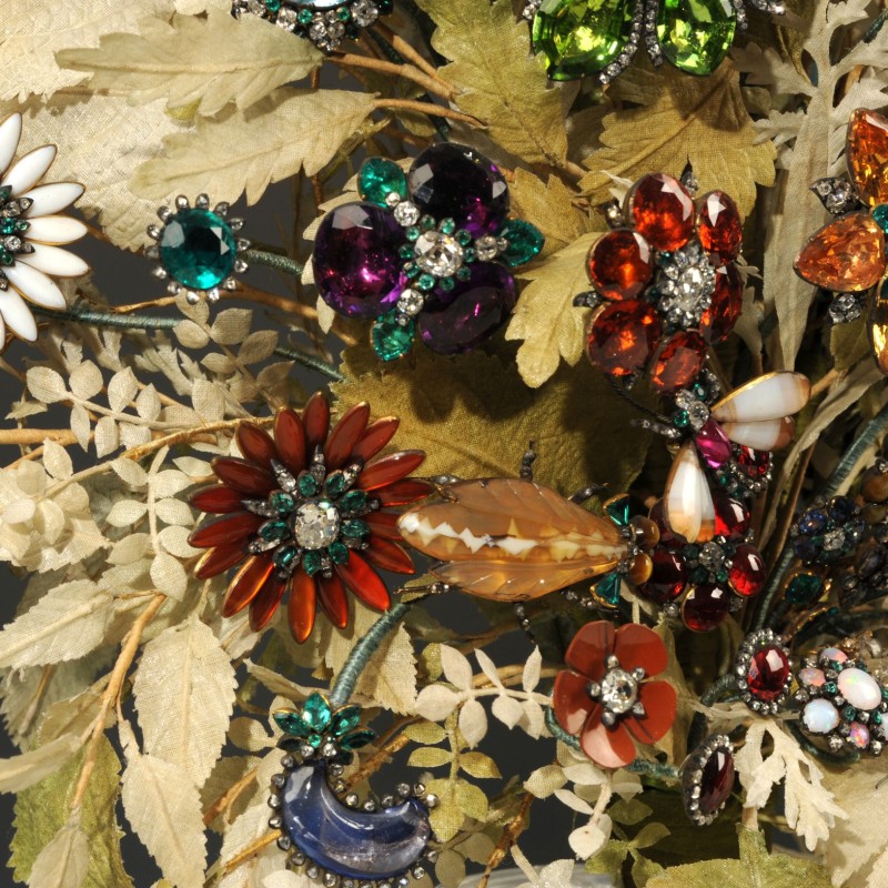 Edelsteinstrauß am NHM Wien