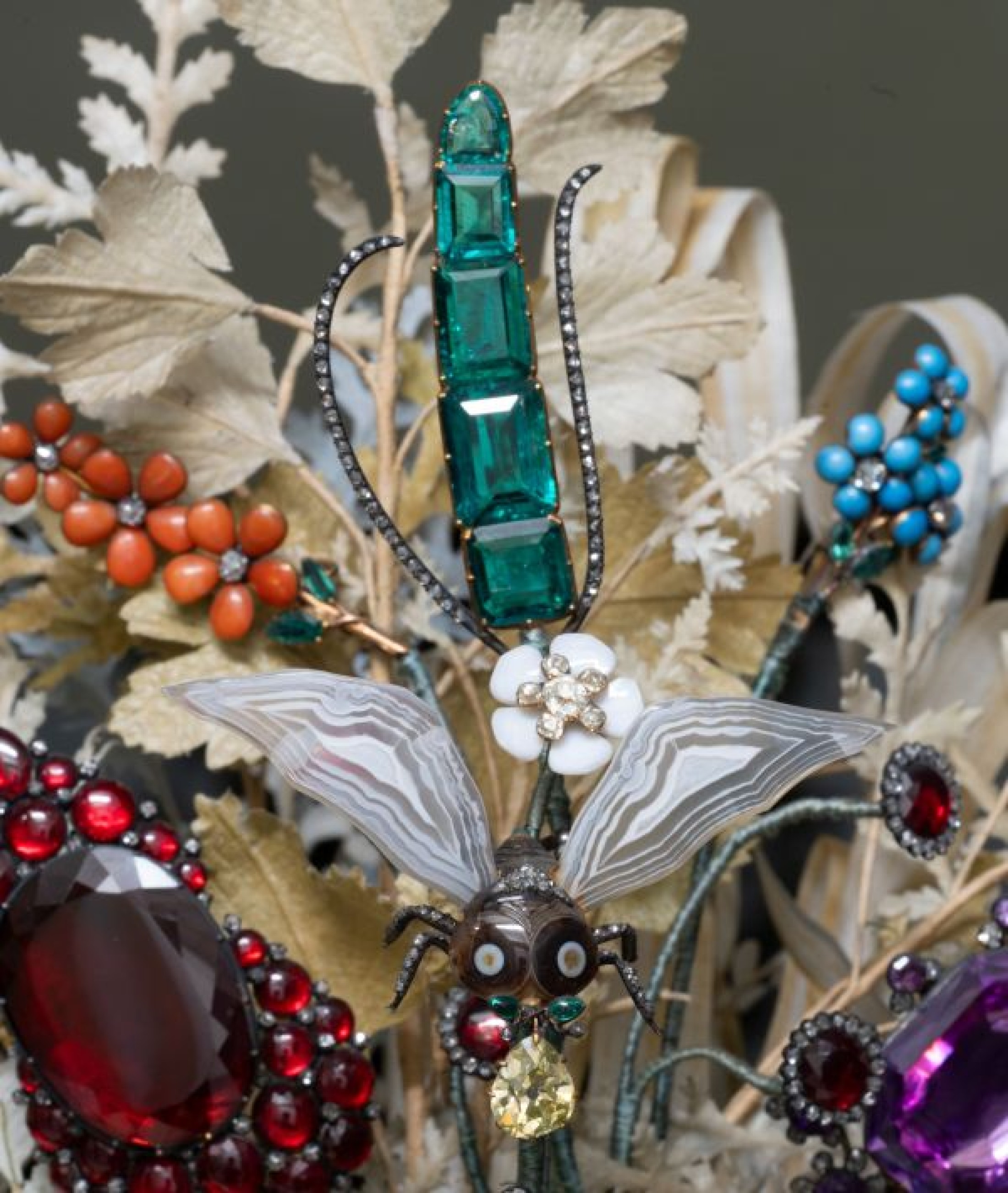 : Edelsteinstrauß Detail