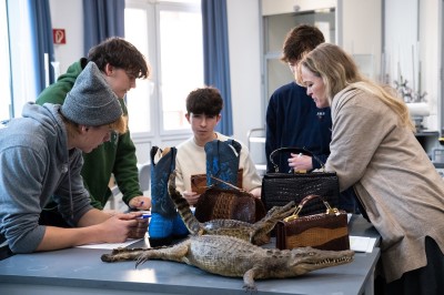 : Workshop mit Rosanna Mangione von der IUCN-SSC-Crocodile Specialist Group (c)NHM Wien, Marietta Hengl
