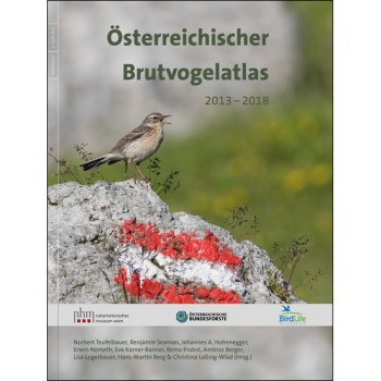 : Cover der Publikation "Brutvogelatlas Österreichs 2013 - 2018"