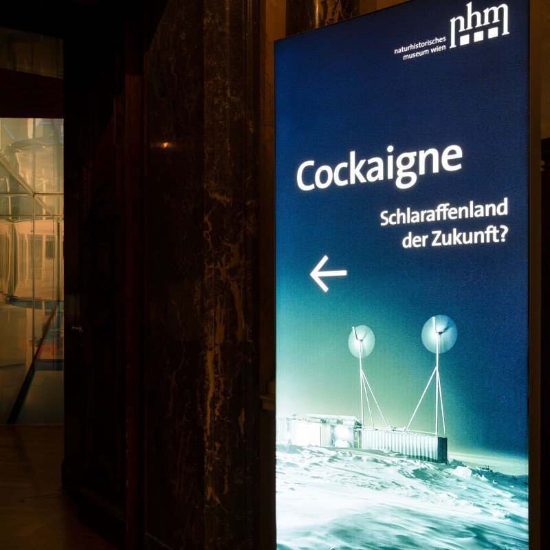 Entrance
                                 to the exhibition 