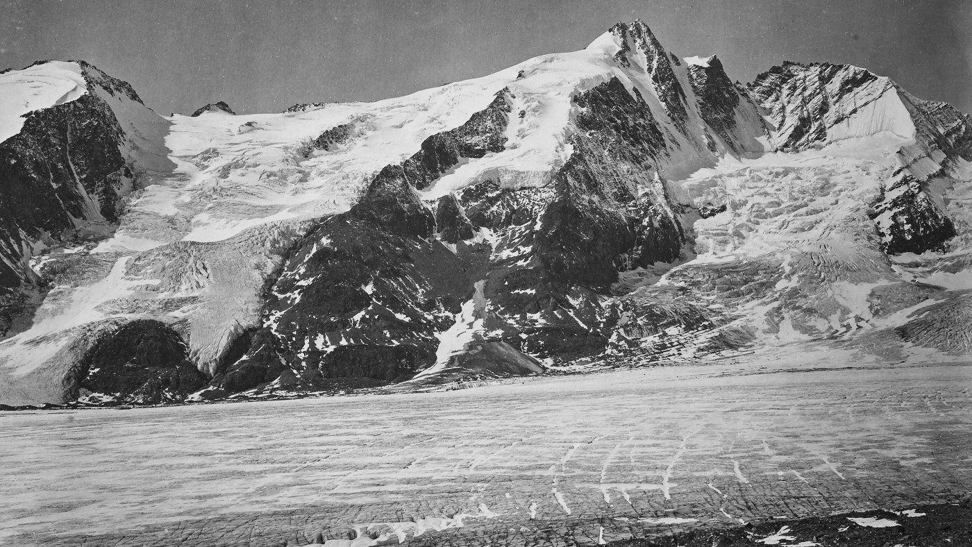 Pasterze mit Grossglockner um 1890 © ETH-Bibliothek Zürich, Bildarchiv